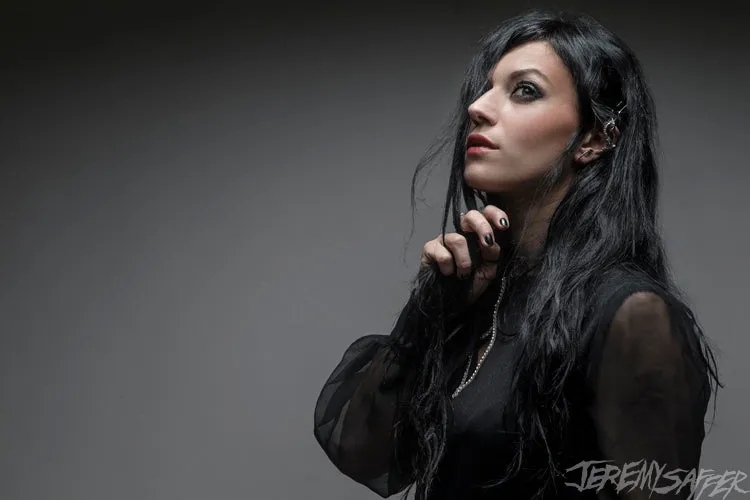 Cristina Scabbia - The Dragon - Metallic Mini Print
