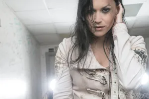 Cristina Scabbia - Wolfs Den - Signed Limited Edition Metallic Mini Print