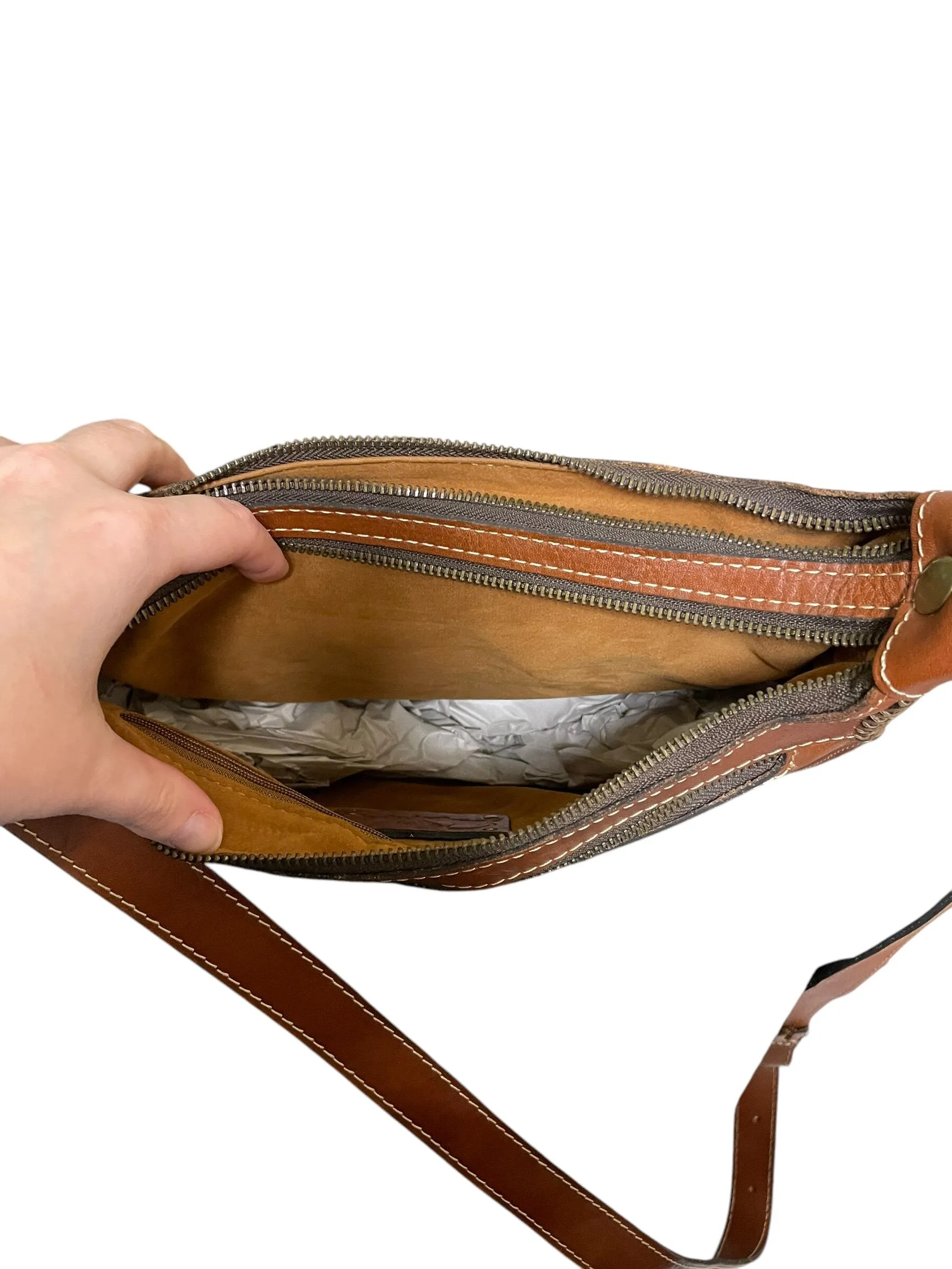 Crossbody Designer By Patricia Nash  Size: Large