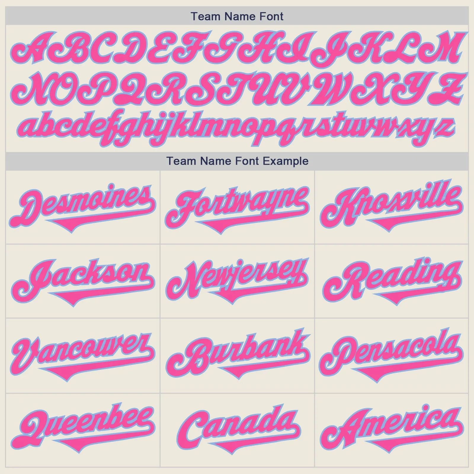 Custom Cream Pink-Light Blue Authentic Two Tone Baseball Jersey