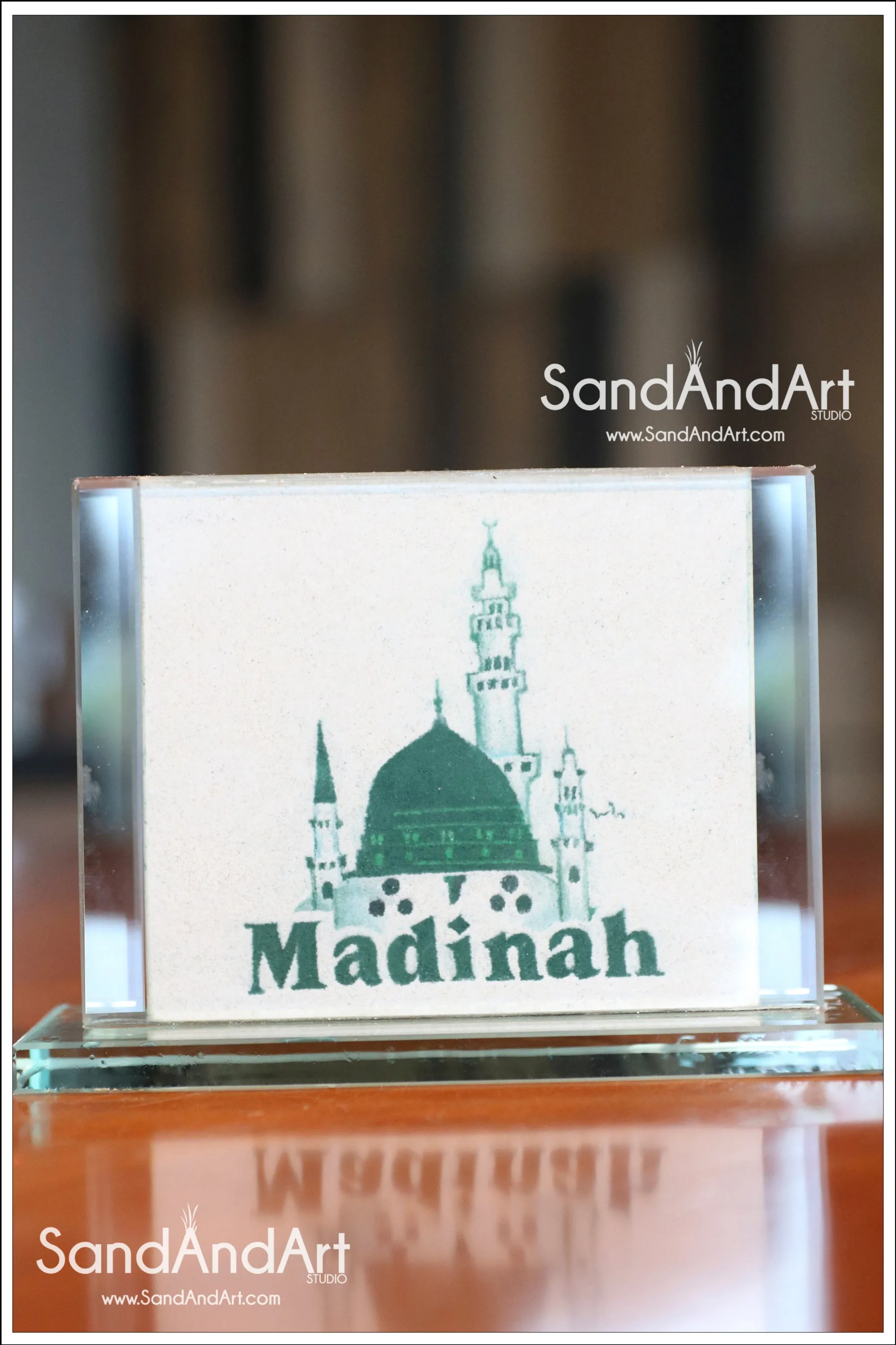 Custom Your Photos into Glass Vase by Sand  | Sand Portrait | SAND ART | (Small Size)