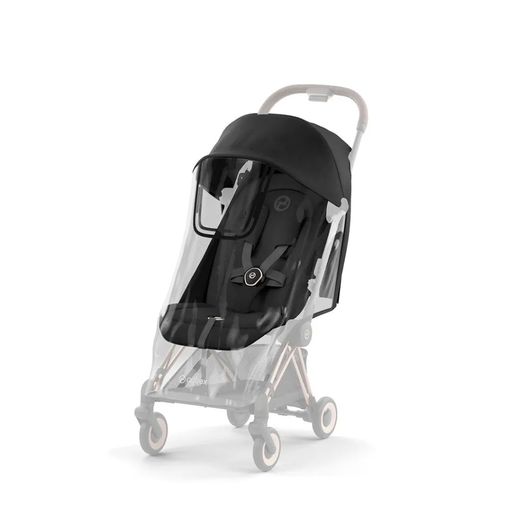 CYBEX COYA Ultra-compact Pushchair with Chrome Dark Brown Frame - Mirage Grey