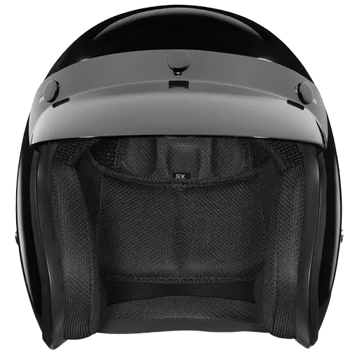 Daytona Cruiser with Visor in Hi-Gloss Black