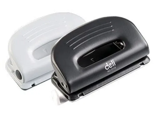 DELI Compact 2-Hole Paper Punch E0118 - 12 sheets x 2pcs