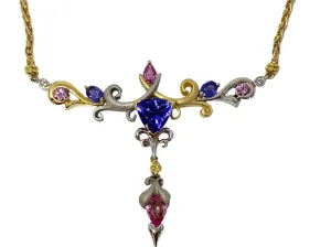 Denny Wong Tanzanite Necklace in 18k Gold