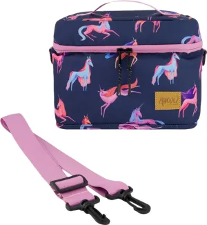 deux par deux Printed Lunch Box - Navy Blue Unicorn