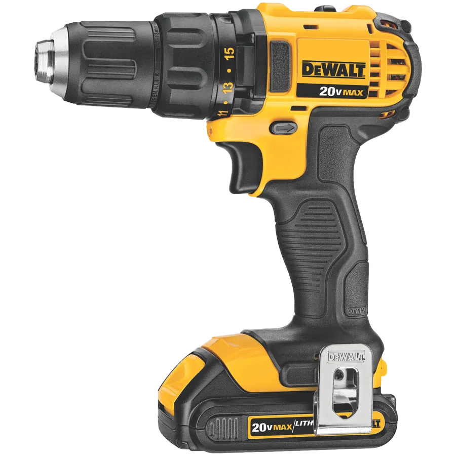 Dewalt 20V MAX* LITHIUM ION COMPACT DRILL / DRIVER KIT