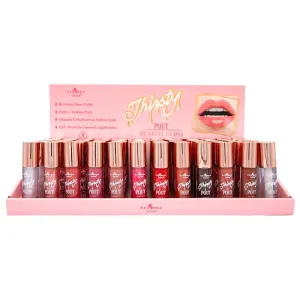 Display Completo de Lip Gloss: Thirsty Pout Hi-Shine - Italia