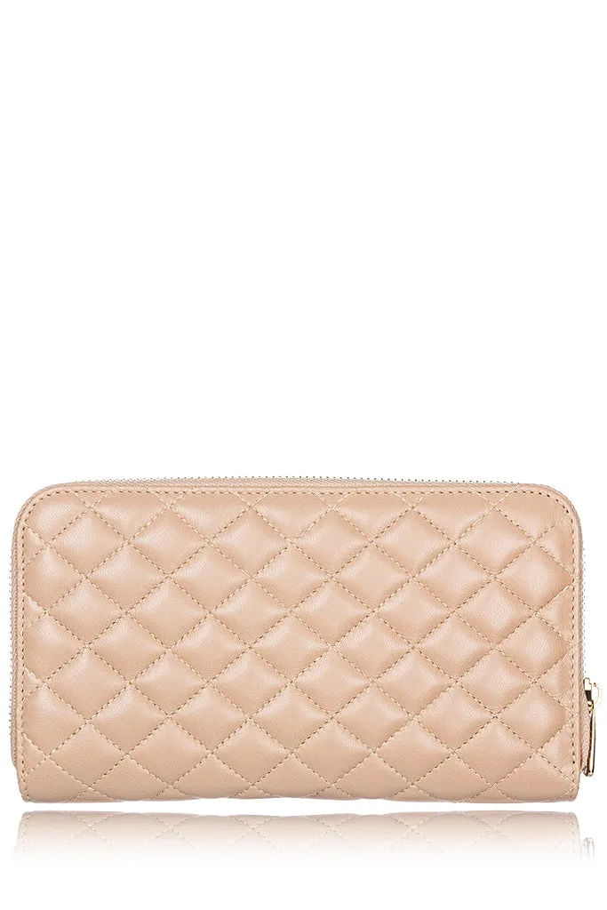 DOLCE & GABBANA PORTAMONETE Ivory Leather Wallet