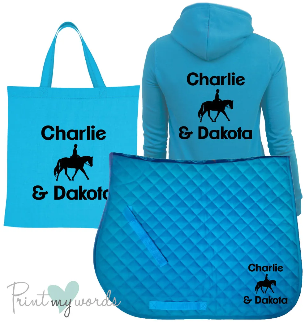 'Dolly' Ladies Personalised Matching Equestrian Set - Dressage Design