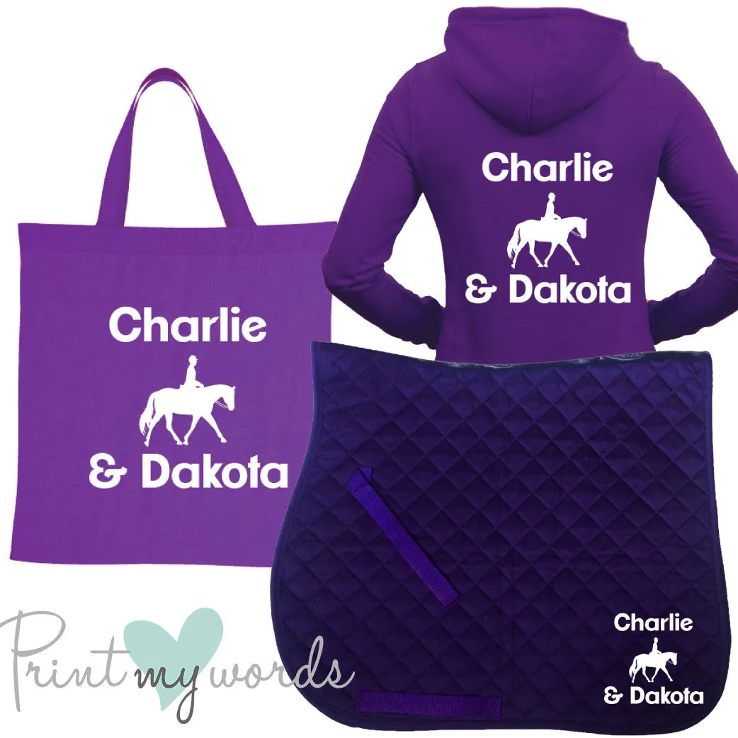 'Dolly' Ladies Personalised Matching Equestrian Set - Dressage Design