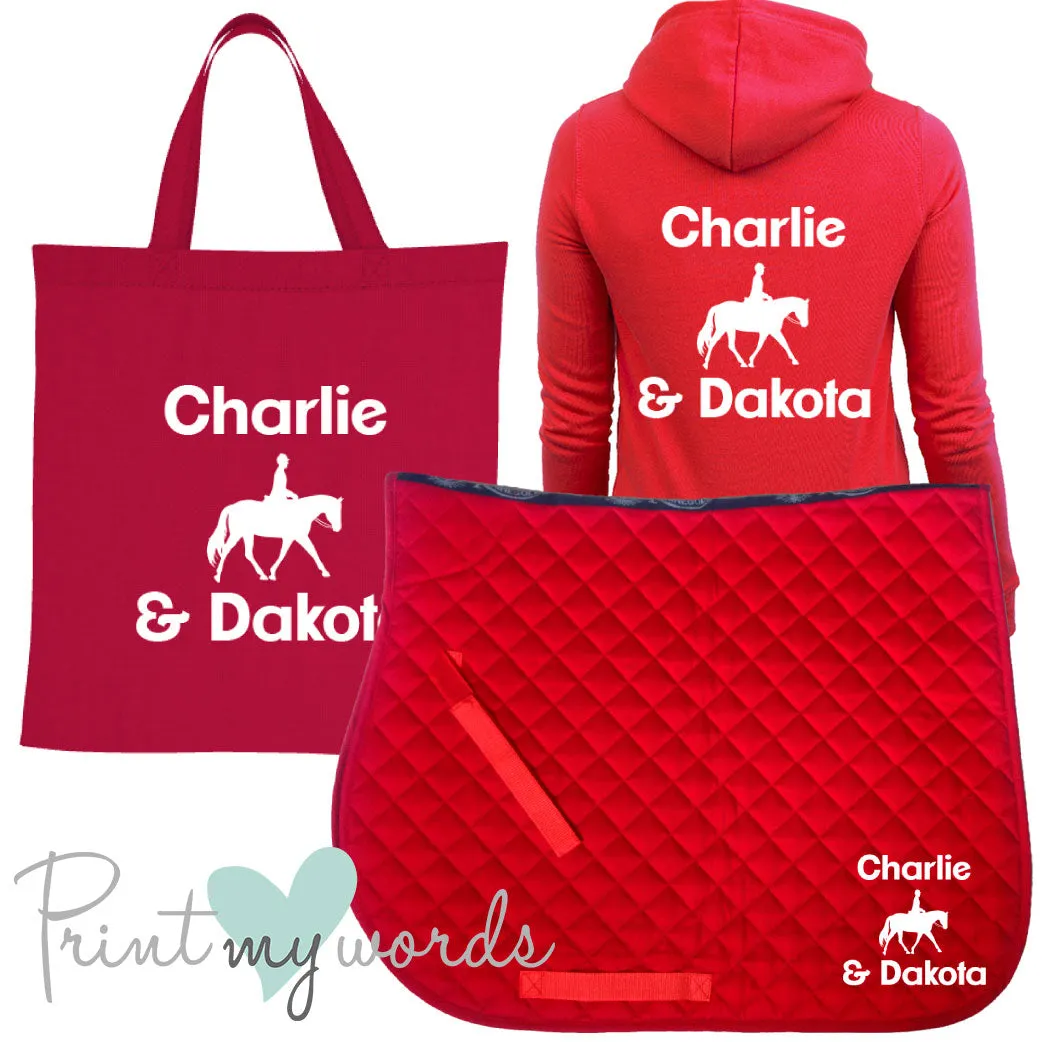'Dolly' Ladies Personalised Matching Equestrian Set - Dressage Design