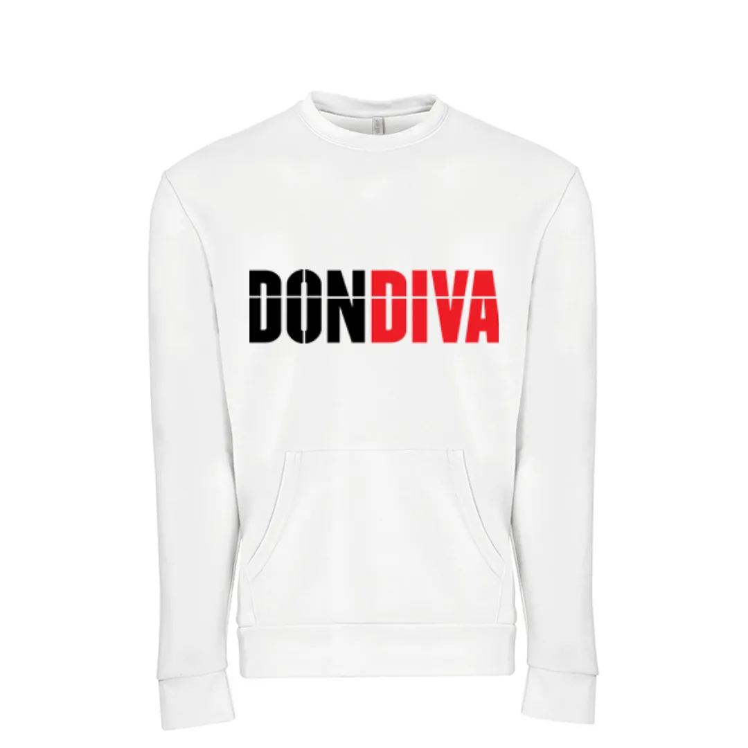 Don Diva Logo Front Pocket Sweatshirt (Unisex)