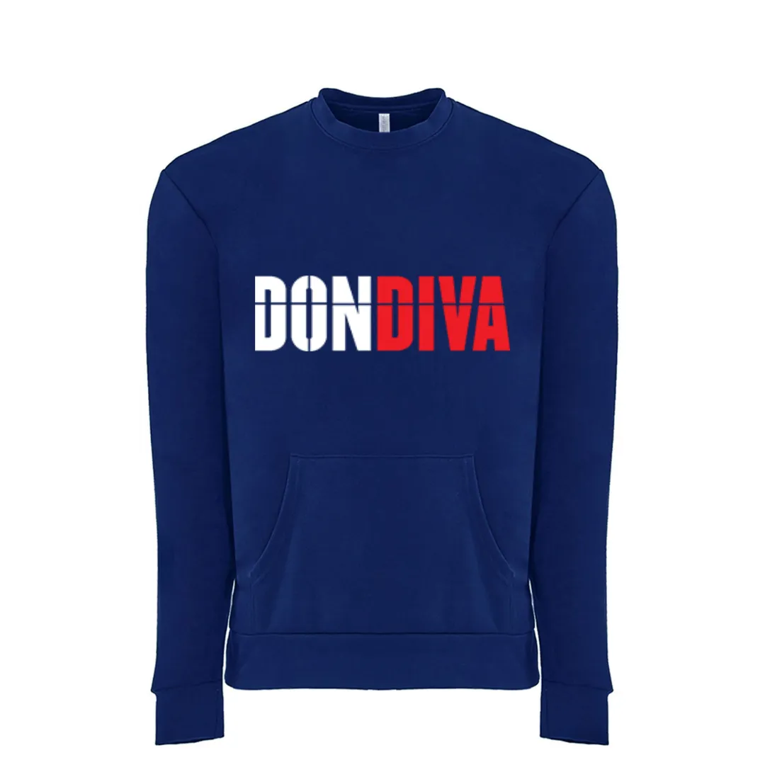 Don Diva Logo Front Pocket Sweatshirt (Unisex)