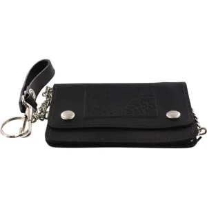 Doom Sayers - Snake Chain Wallet Black