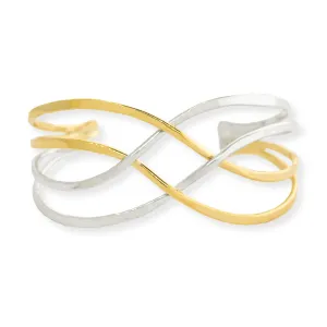 Double Weave Cuff Bracelet