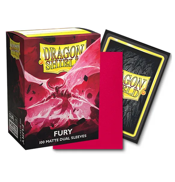 Dragon Shield: Dual Matte Sleeves (100) - Fury