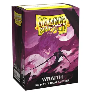 Dragon Shield: Dual Matte Sleeves (100) - Wraith
