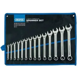 Draper Hi-Torq Metric Combination Spanner Set (14 Piece) Dr-34236