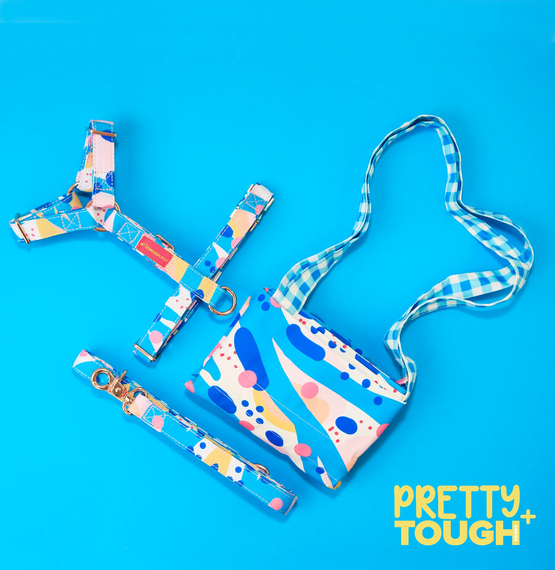Drawstring tote bag - Ocean squidge