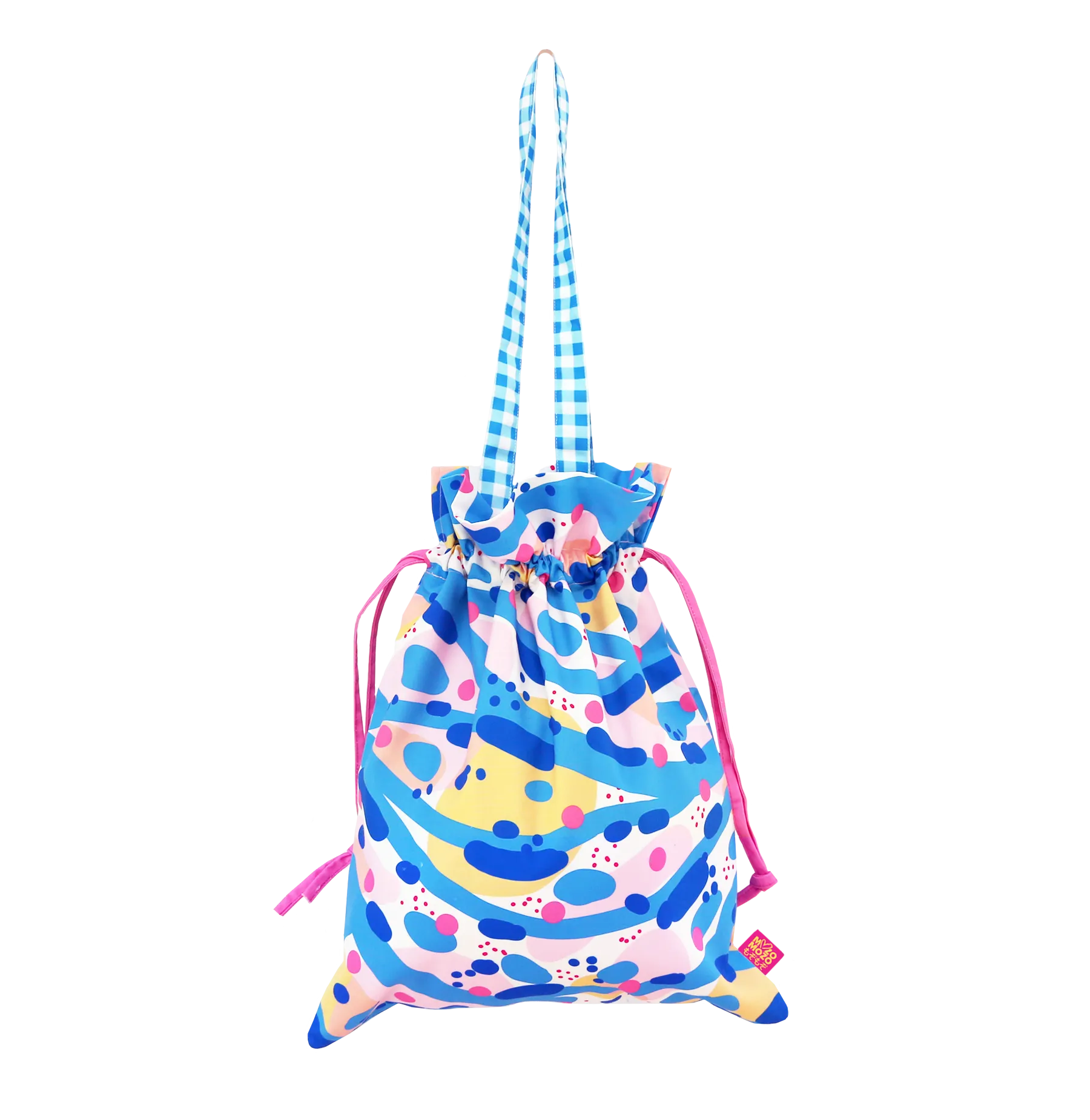 Drawstring tote bag - Ocean squidge