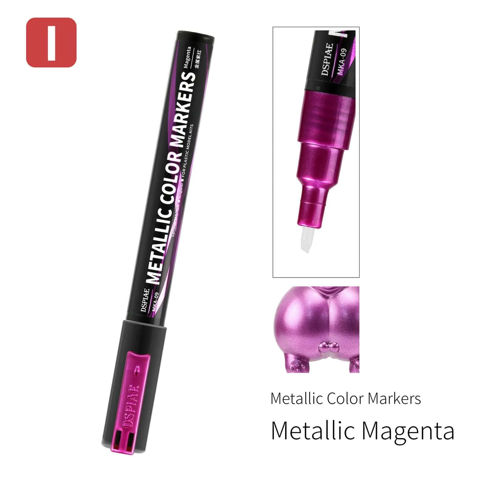 DSPIAE Metallic Color Markers - Metallic Magenta