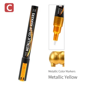 DSPIAE Metallic Color Markers - Metallic Yellow