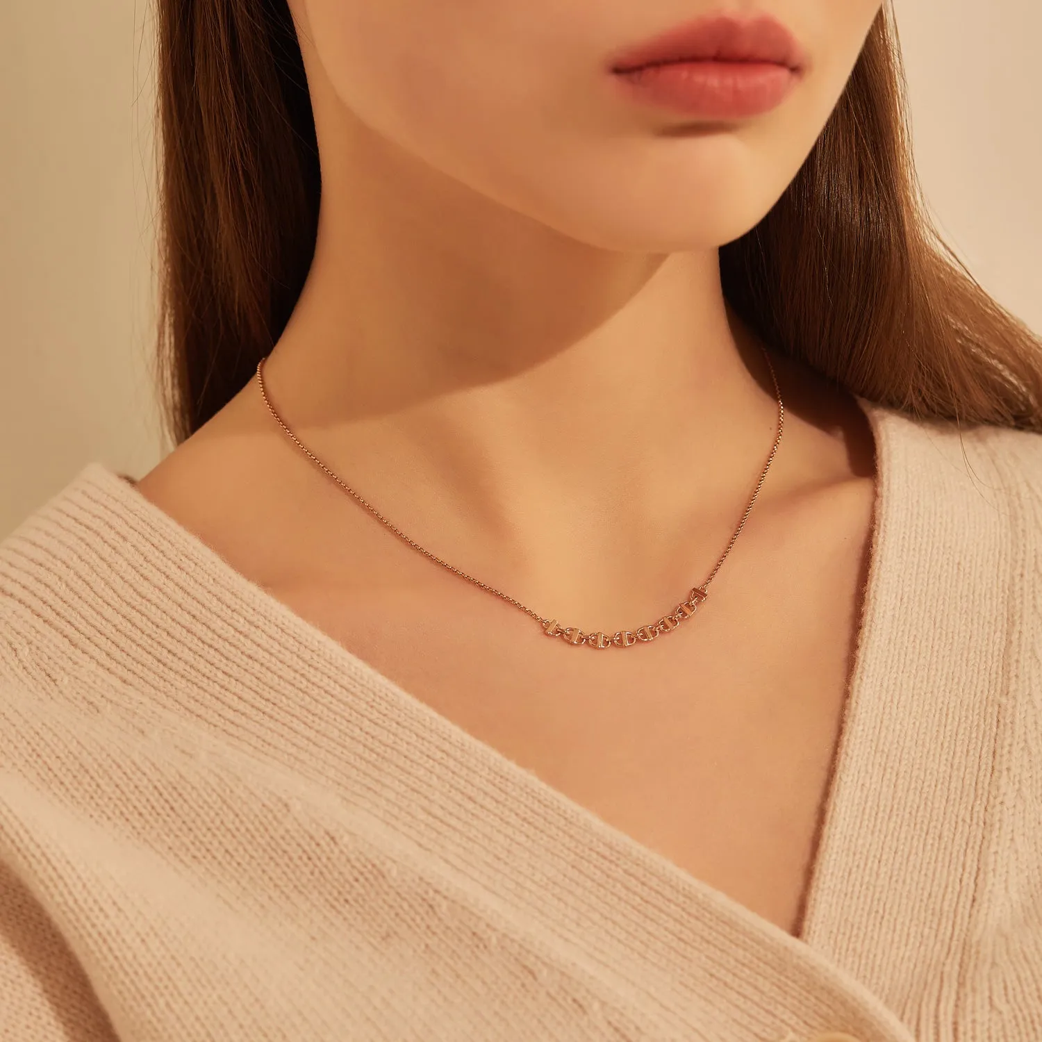 Dual D.D Gold Necklace JDRNRYS50XX