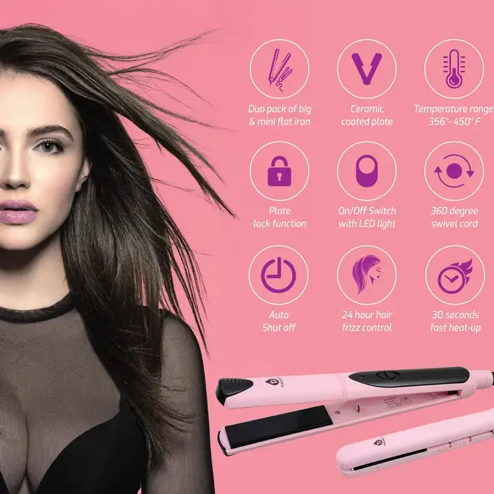Dual Pack Hair Straightener