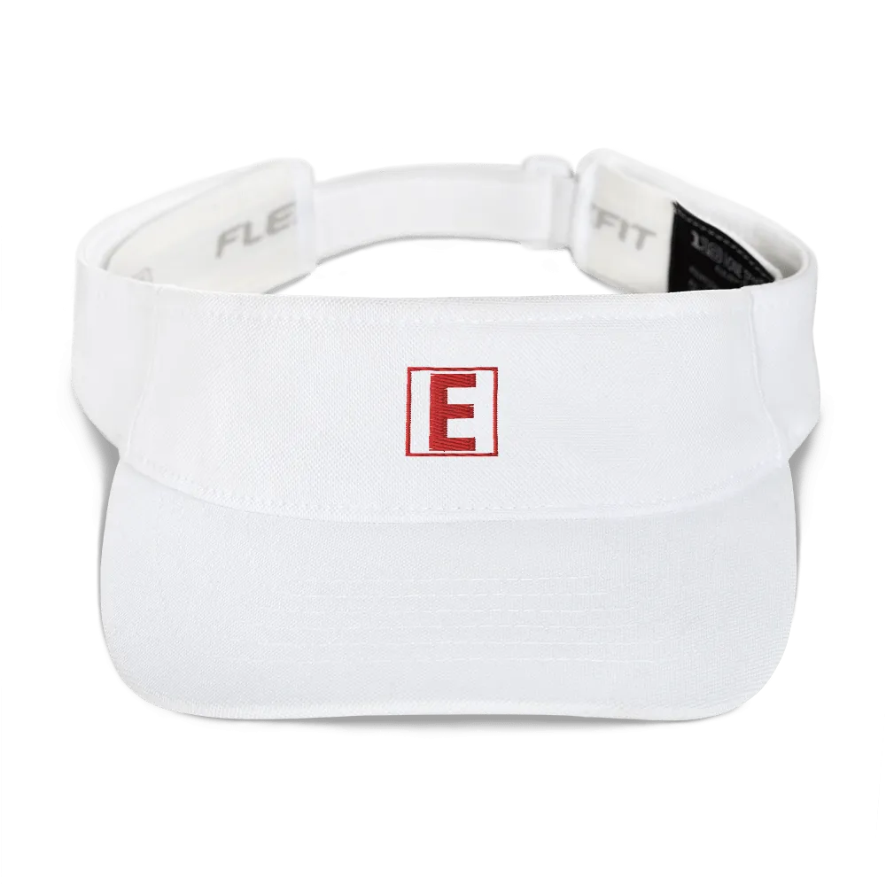 E Squared Logo Visor (White)