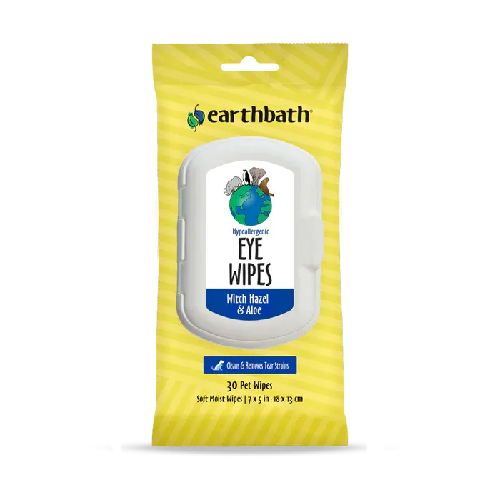 Earthbath Hypo Allergenic Eye Wipes w/ Witch Hazel & Aloe