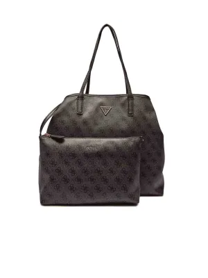 Eco Victtoria Lrg 2 In 1 Tote - Coal Logo