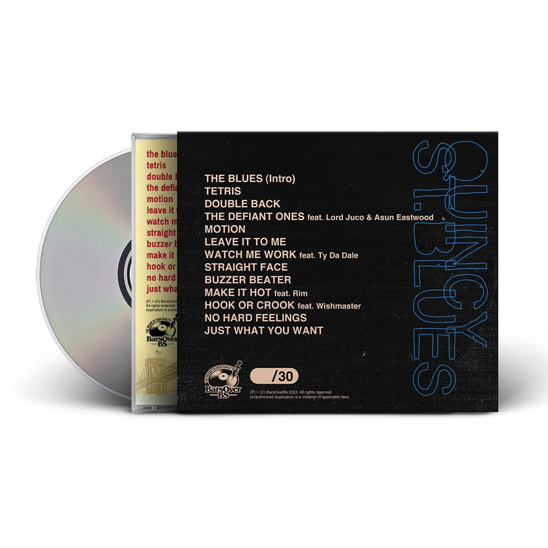 Eddie Kaine x Finn - Quincy St Blues (Jewel Case CD With O-Card & Alternate Cover)