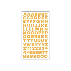 EK Success Sticko Stickers - Small Fun House Yellow Metallic Alpha