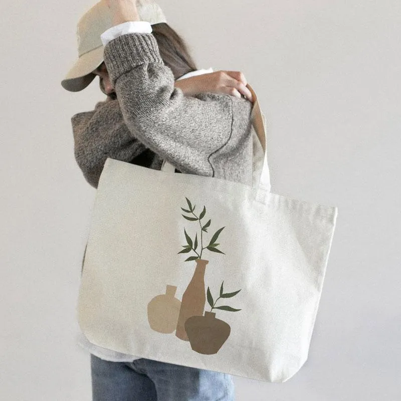 ELEGANT DECOR CANVAS BAG