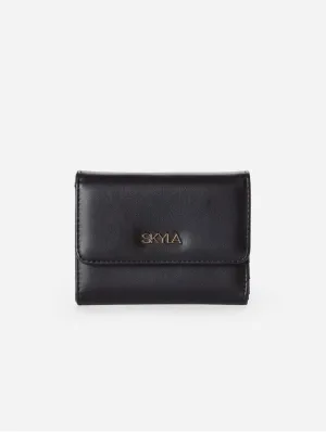Eli Vegan Leather Wallet | Black