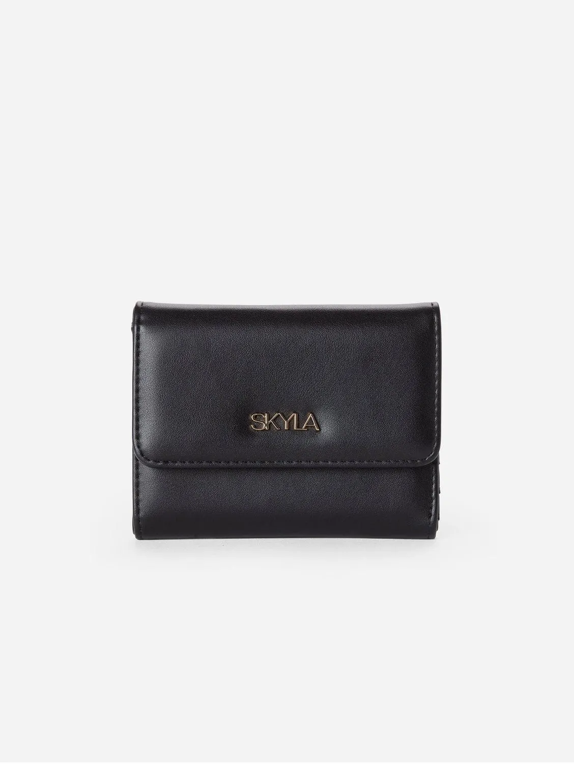 Eli Vegan Leather Wallet | Black
