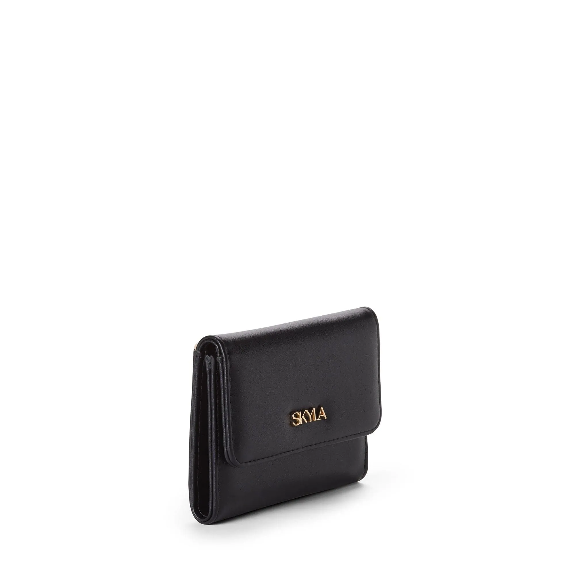 Eli Vegan Leather Wallet | Black