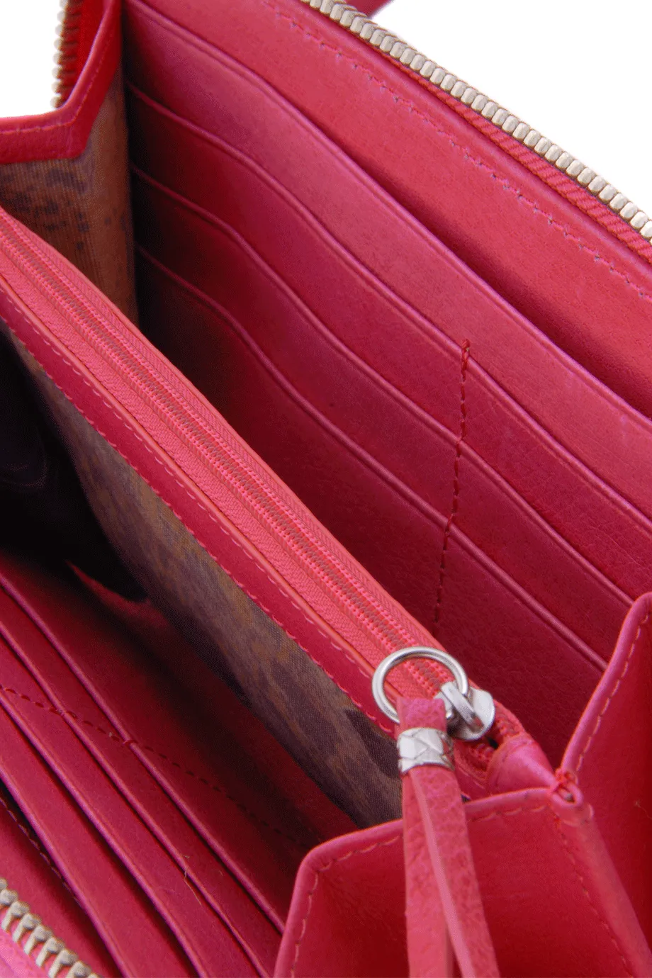 ELLIOTT LUCCA LUCCA Bright Pink Zip Wallet