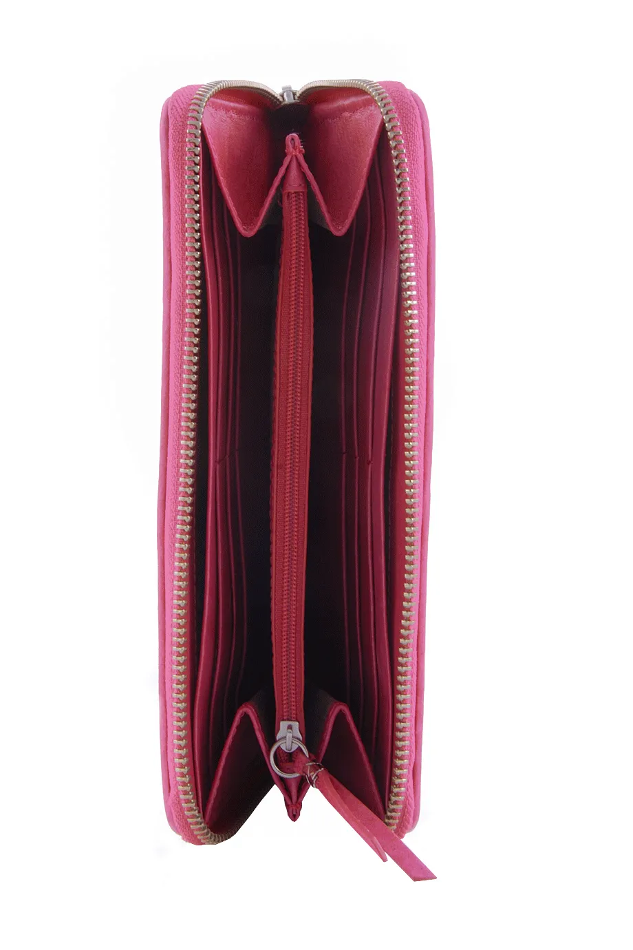 ELLIOTT LUCCA LUCCA Bright Pink Zip Wallet