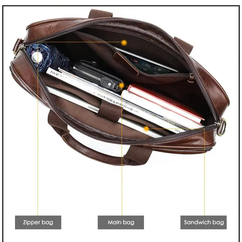 Emanuel | Spacious Crossbody Laptop Messenger Handbag