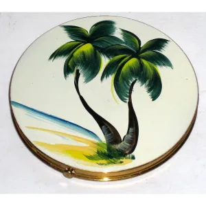 Enamel Palm Tree Compact By Nor-Blu