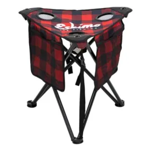 Eskimo Plaid XL Tripod Stool