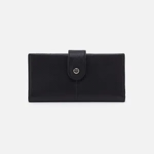 Essential Bifold Wallet In Soft Saffiano Leather - Black