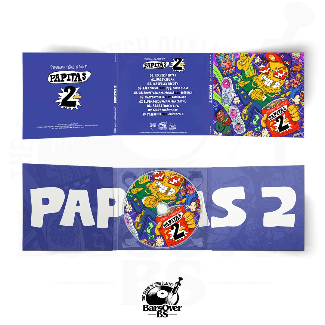 Estee Nack x Giallo Point - Papitas 2 (Digipak CD) (Glass Mastered CD's) (VERY LIMITED)