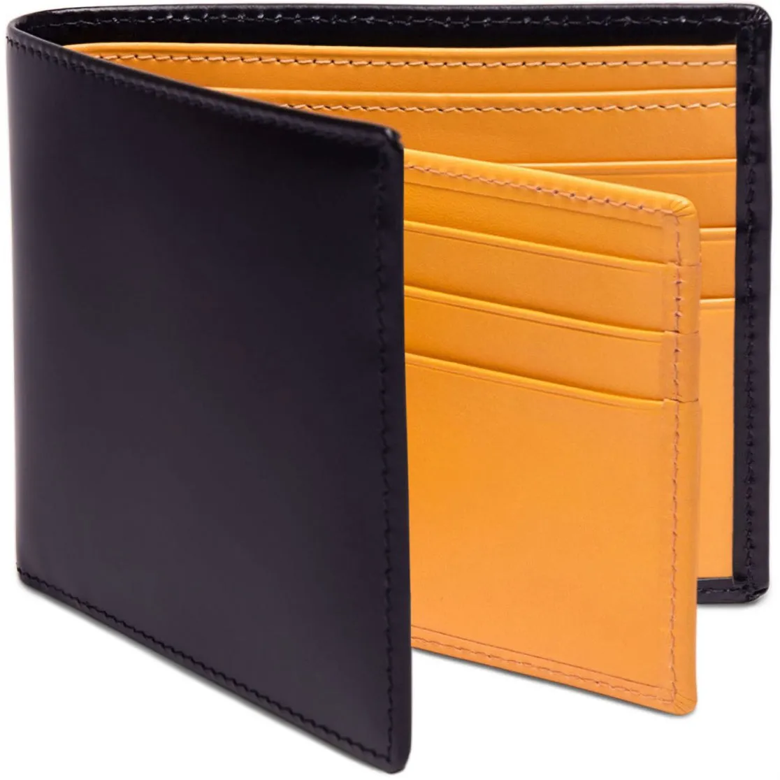 Ettinger Bridle Hide Collection Billfold with 12 Card Slips Navy