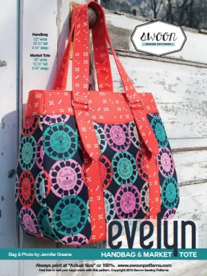 Evelyn Market Tote by Swoon Sewing Patterns