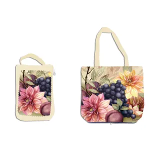 Evergreen Gifts,Fall Arrangement Compact Tote Bag,15x0.1x14 Inches