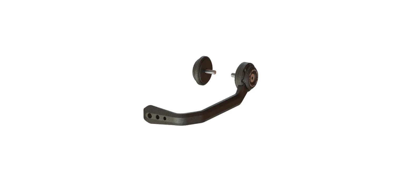 Evotech Triumph Trident Clutch Lever Protector Kit (2025 ) (Bar End Mirror Version)