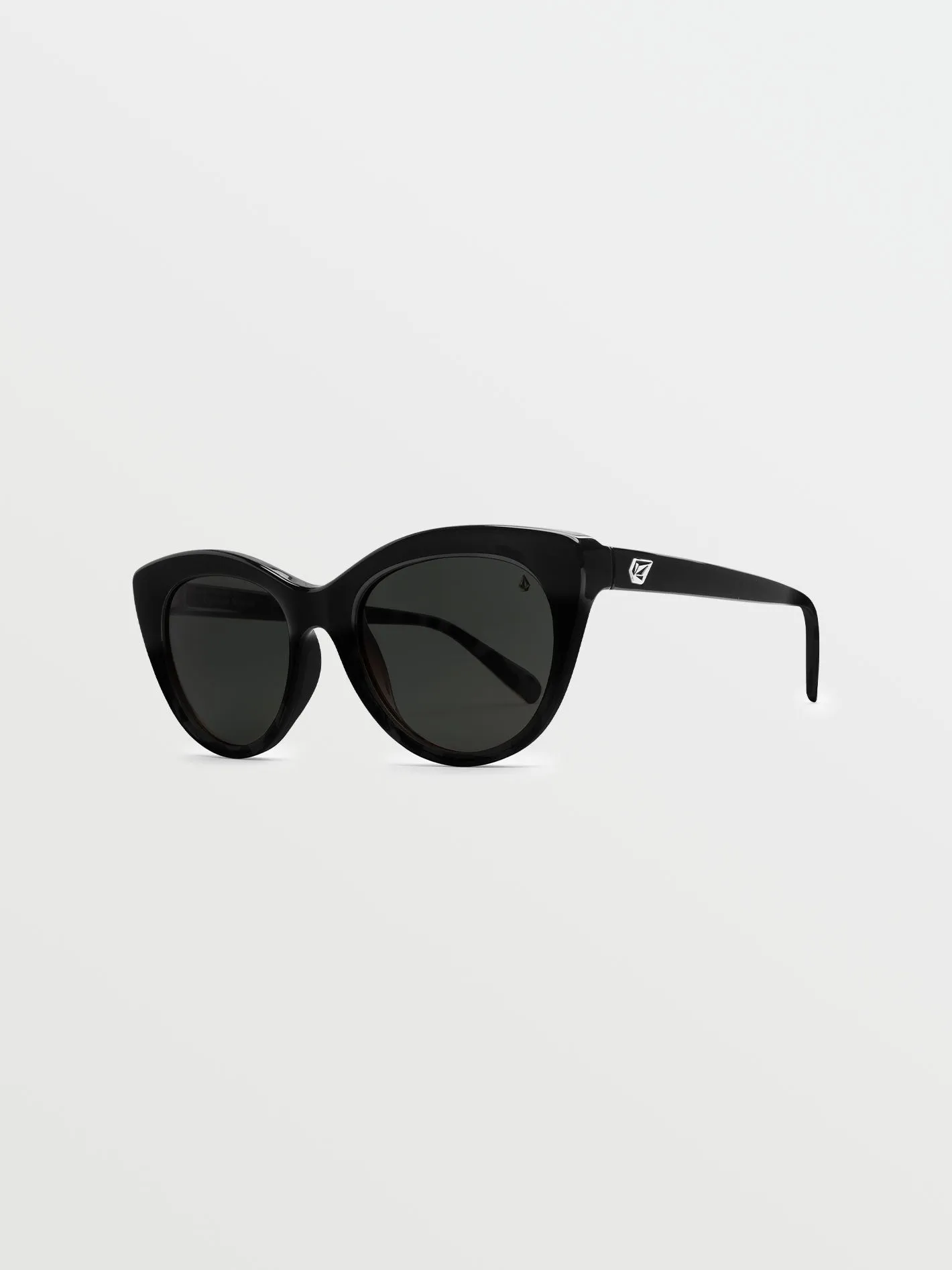 Eyeeye Stone Gloss Black Sunglasses (Gray Lens) - BLACK